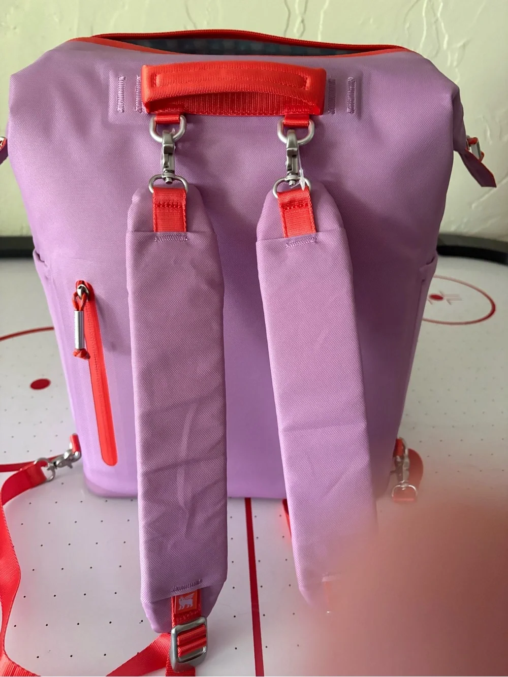 Stanley Madeleine Midi Cooler Backpack - Light Purple  with orange Accent - Picture 3 of 6